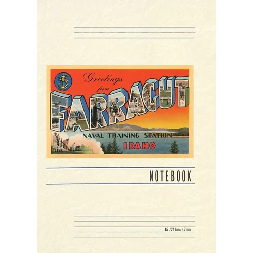 Vintage Lined Notebook Greetings from Farragut