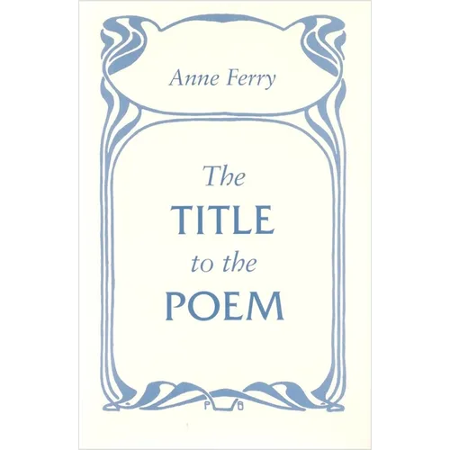 The Title to the Poem