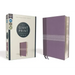 Niv, Giant Print Compact Bible, Leathersoft, Purple, Red Letter Edition, Comfort Print