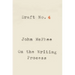 Draft No. 4: On the Writing Process