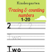 kindergarten tracing & counting numbers: 1-20