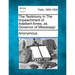 The Testimony in the Impeachment of Adelbert Ames, as Governor of Mississippi