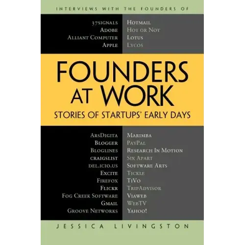 Founders at Work: Stories of Startups' Early Days
