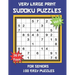 Very Large Print Sudoku Puzzles for Seniors: 100 Easy Sudoku for Adults: One Extra Large Print Puzzle Per Page and Space for Working Out the Answers,