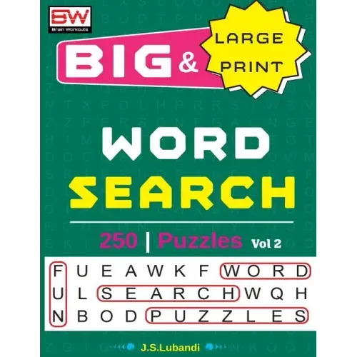 BIG & Large Print WORD SEARCH Puzzles