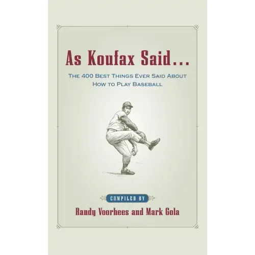 As Koufax Said...