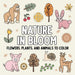 Nature in Bloom: Flowers, Plants, and Animals to Color