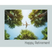 Happy Retirement Guest Book ( Landscape Hardcover ): Guest book for retirement, message book, memory book, keepsake, landscape, retirement book to sig