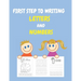 first step to writing letters and numbers: A book to trace and color the alphabet and numbers for kids ages 3-8, students (Activity Book)