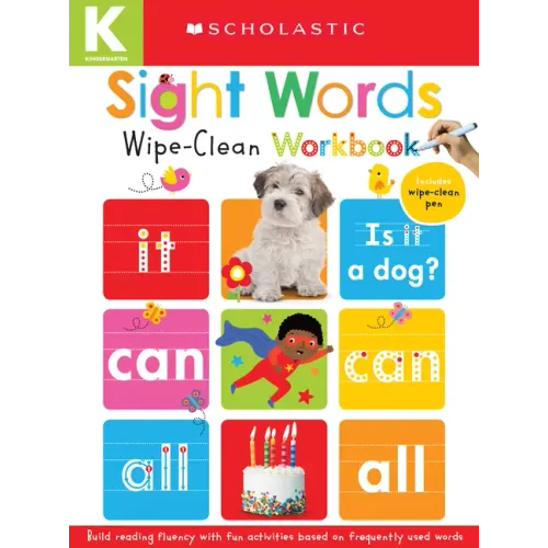 Sight Words: Scholastic Early Learners (Wipe-Clean Workbook)