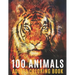 100 Animals Adults Coloring Book: Coloring Books For Men Women With Mandala Animals Designs For Stress Relief and Relaxation