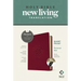 NLT Personal Size Giant Print Bible, Filament Enabled (Leatherlike, Aurora Cranberry, Indexed, Red Letter)
