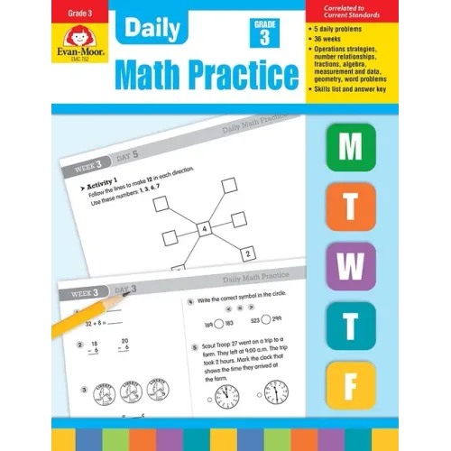 Daily Math Practice, Grade 3 Teacher Edition