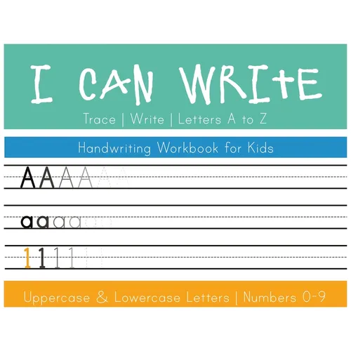 I Can Write: Uppercase and Lowercase Letter Handwriting Workbook