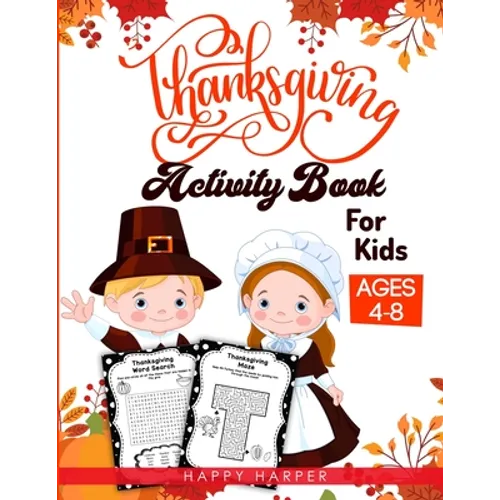 Thanksgiving Activity Book For Kids