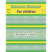 Biblical Hebrew for Children Teacher's Guide