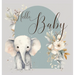 Hello Baby, Baby Shower Guest Book (hardback)