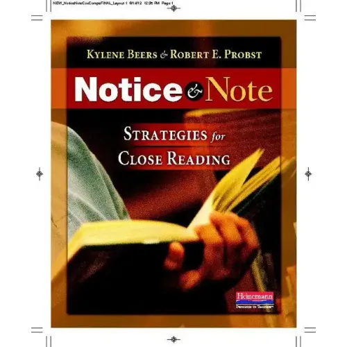Notice & Note: Strategies for Close Reading