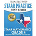 TEXAS TEST PREP STAAR Practice Test Book STAAR Mathematics Grade 4: Includes 3 Complete STAAR Math Practice Tests
