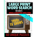 Large Print Word Search for Adults: Swingin 60s TV Word Search - Challenging and Fun - Over 400 TV Shows from the 60s - Easy to Read Large Text and 60