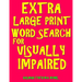 Extra Large Print Word Search for Visually Impaired: 133 Jumbo Print Entertaining Themed Puzzles