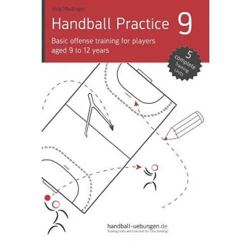 Handball Practice 9 - Basic offense training for players aged 9 to 12 years