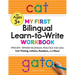 My First Bilingual Learn-To-Write Workbook: English-Spanish Bilingual Practice for Kids: Line Tracing, Letters, Numbers, and More!