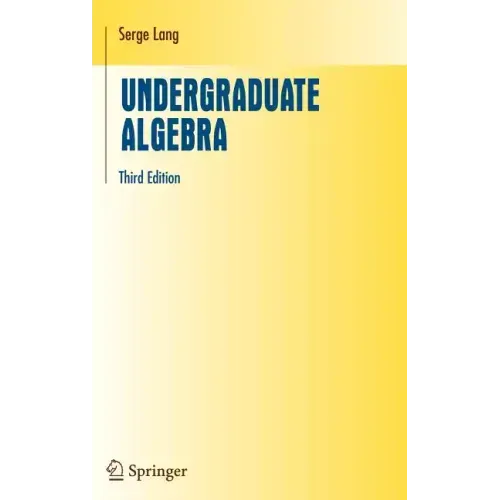 Undergraduate Algebra