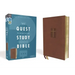 Niv, Quest Study Bible, Leathersoft, Brown, Comfort Print: The Only Q and A Study Bible
