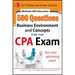 McGraw-Hill Education 500 Business Environment and Concepts Questions for the CPA Exam