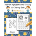 Hebrew Alphabet Letter Tracing & Coloring Book: Hebrew Script Aleph Bet Handwriting Practice Workbook
