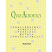 Quiz-Acrostics: Challenging acrostic puzzles with a trivia twist