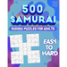 Samurai Sudoku Puzzle Book for Adults: 500 Sudoku Puzzles - Difficulty is Easy to Hard