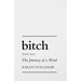 Bitch