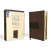 Niv, Premium Gift Bible, Leathersoft, Brown, Red Letter Edition, Indexed, Comfort Print