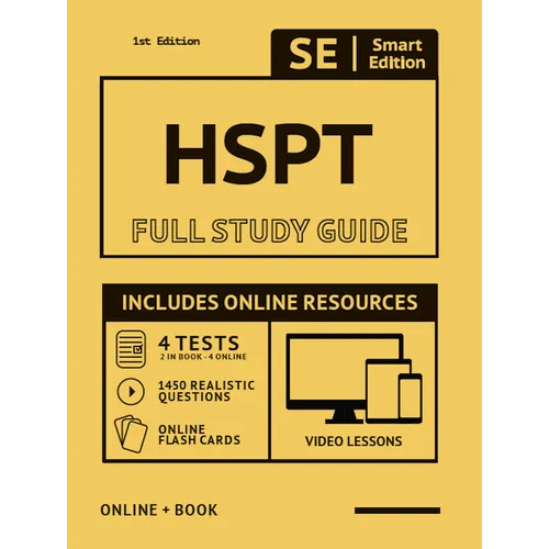 HESI A2 Full Study Guide: Smart Edition Academy HESI A2 Prep Book with 3 Online Practice Tests