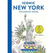 Iconic New York Coloring Book: 24 Sights to Fill in and Frame