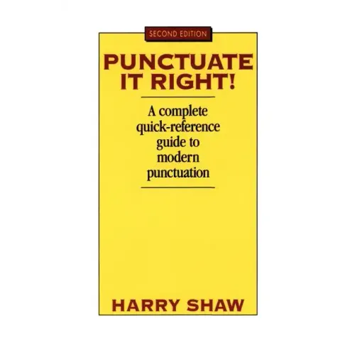 Punctuate It Right