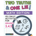 101 Two Truths and One Lie! Math Activities for Grades 3, 4, and 5: 101 Daily Math Practice Activities for Elementary Math Students
