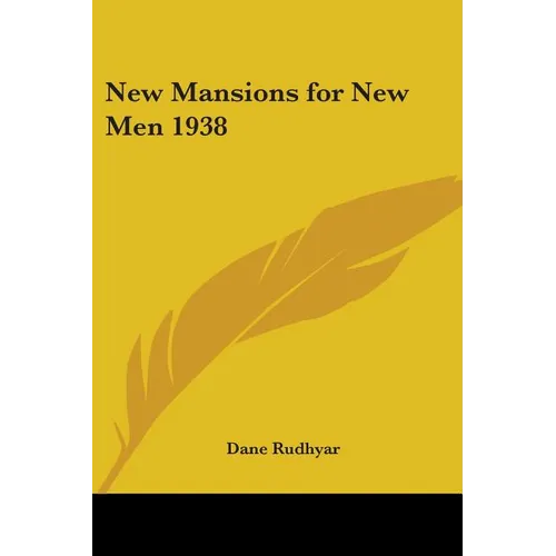 New Mansions for New Men 1938