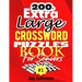 200+ Extra Large Crossword Puzzle Book For Seniors