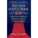 The Best Quotes Book: 555 Daily Inspirational and Motivational Quotes by Famous People