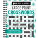 Brain Games - Large Print Crosswords (Swirls)