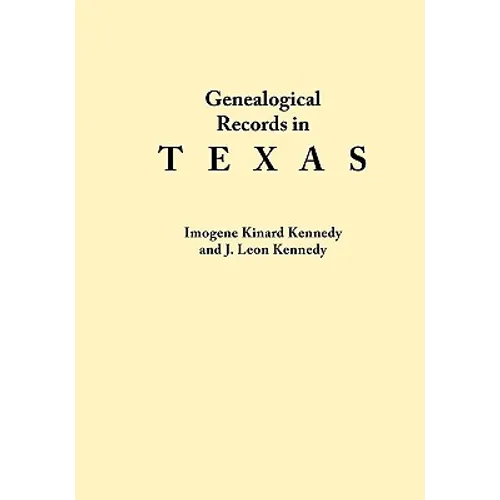 Genealogical Records in Texas