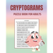Cryptograms Puzzle Book for Adults: Brain Health Puzzle Book for Adults: Large Print Puzzles to Sharpen Your Mind: Cryptoquips Puzzles