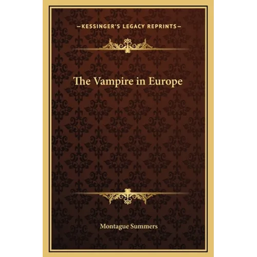 The Vampire in Europe