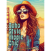 Boho Style Hippie Chic - A Fashion Coloring Book: Beautiful Models Wearing Bohemian Style Clothing & Accessories.