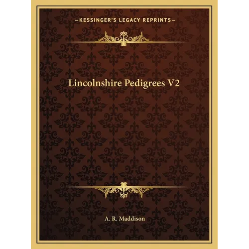 Lincolnshire Pedigrees V2