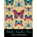 Butterflies, Dragonflies & Flowers: Adult Coloring Book