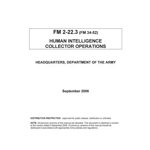 Human Intelligence Collector Operations